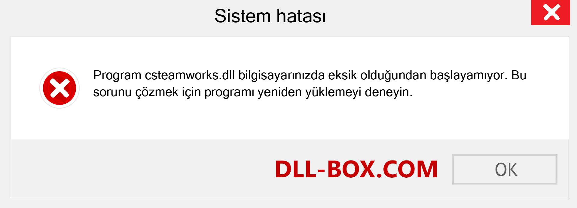 csteamworks.dll dosyası eksik mi? Windows 7, 8, 10 için İndirin - Windows'ta csteamworks dll Eksik Hatasını Düzeltin, fotoğraflar, resimler